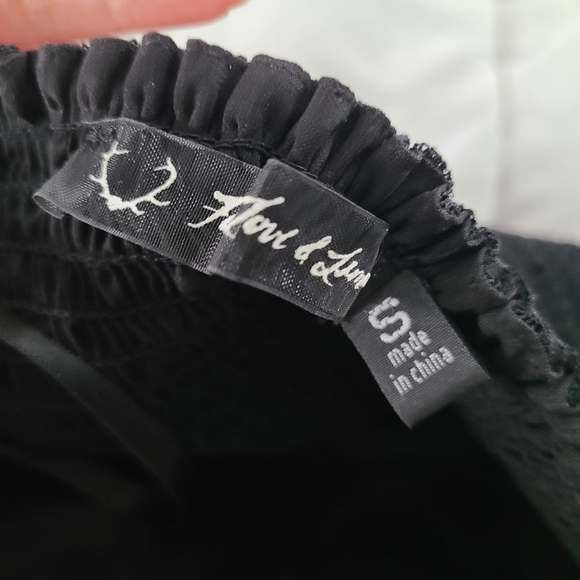 For Love and Lemons Black Kiss Me Strapless Dress - Picture 6 of 9